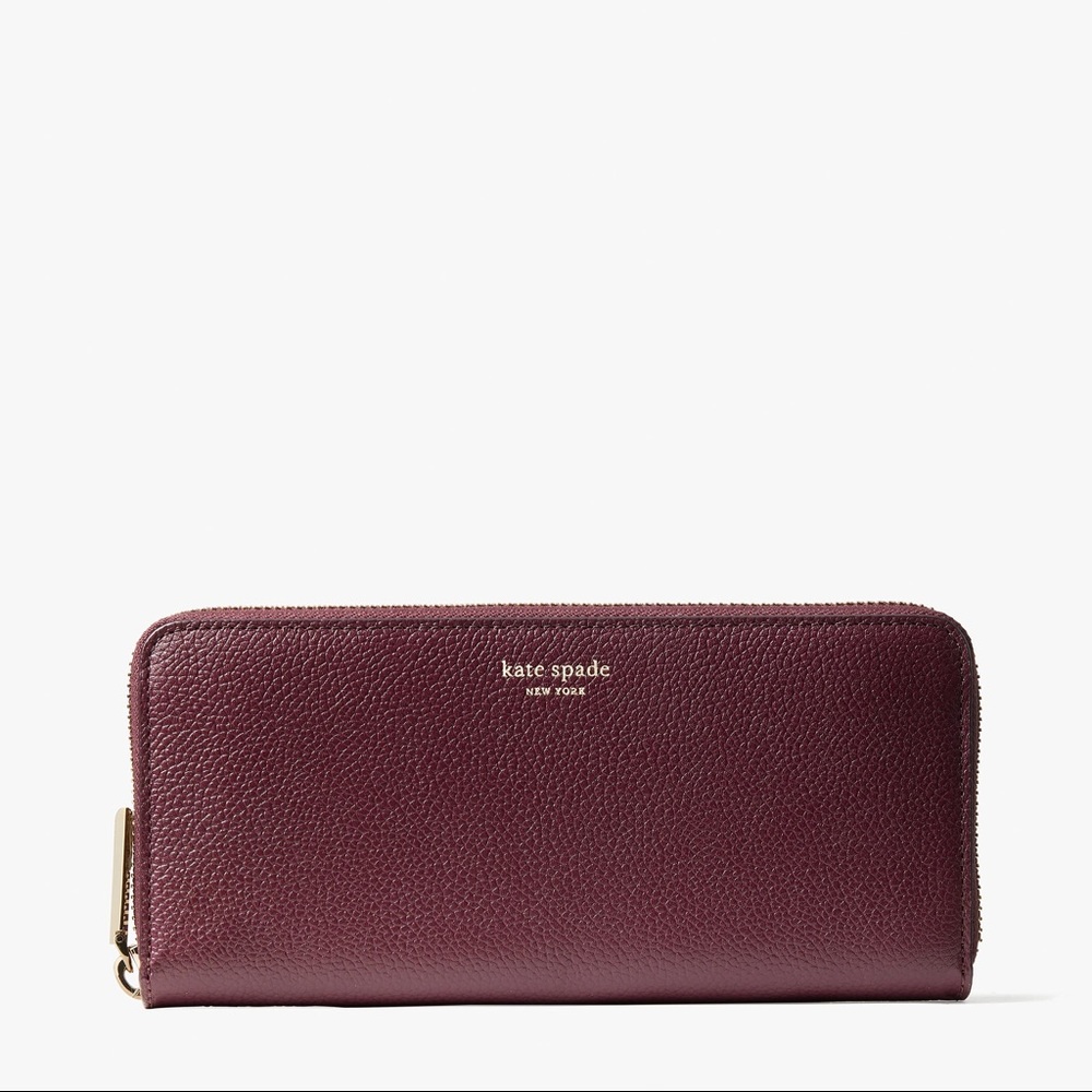 NWOT Kate Spade Wallet (Deep Cherry)